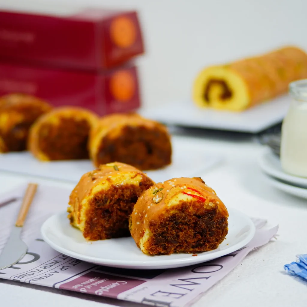Beef Floss Roll Cake